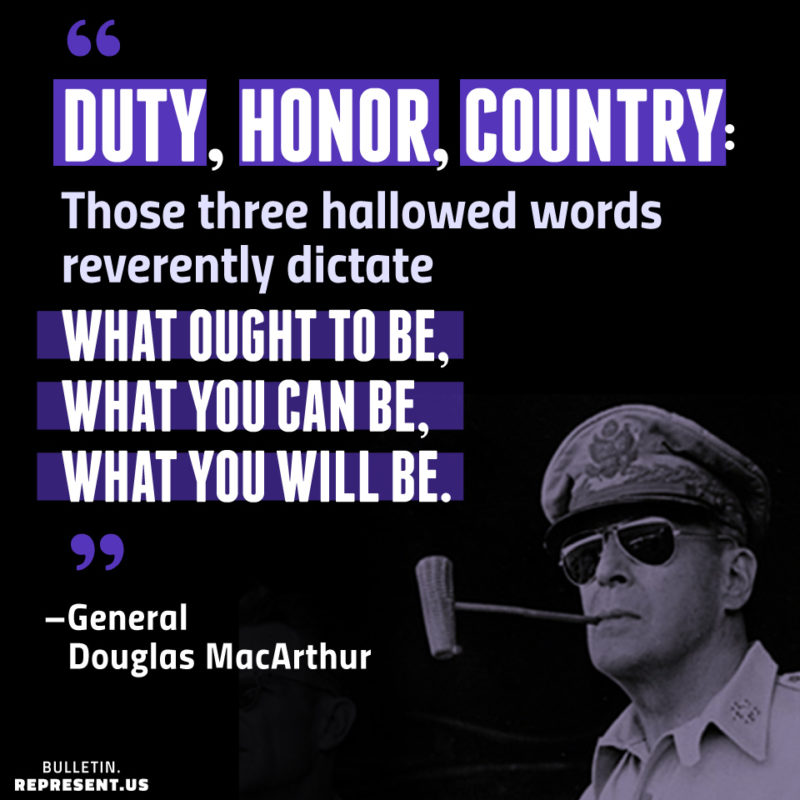 general douglas macarthur duty honor country